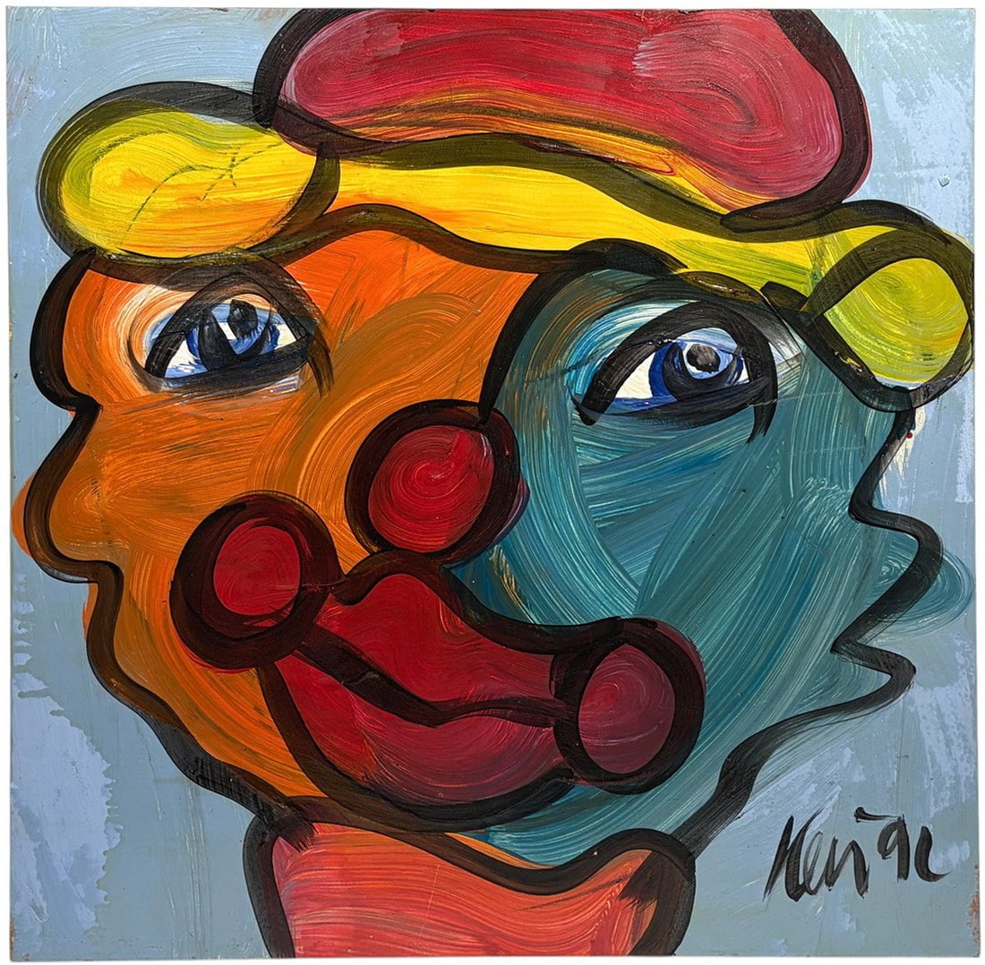 Peter Robert Keil B.1942 German Oil Painting '92 (1 of 4)