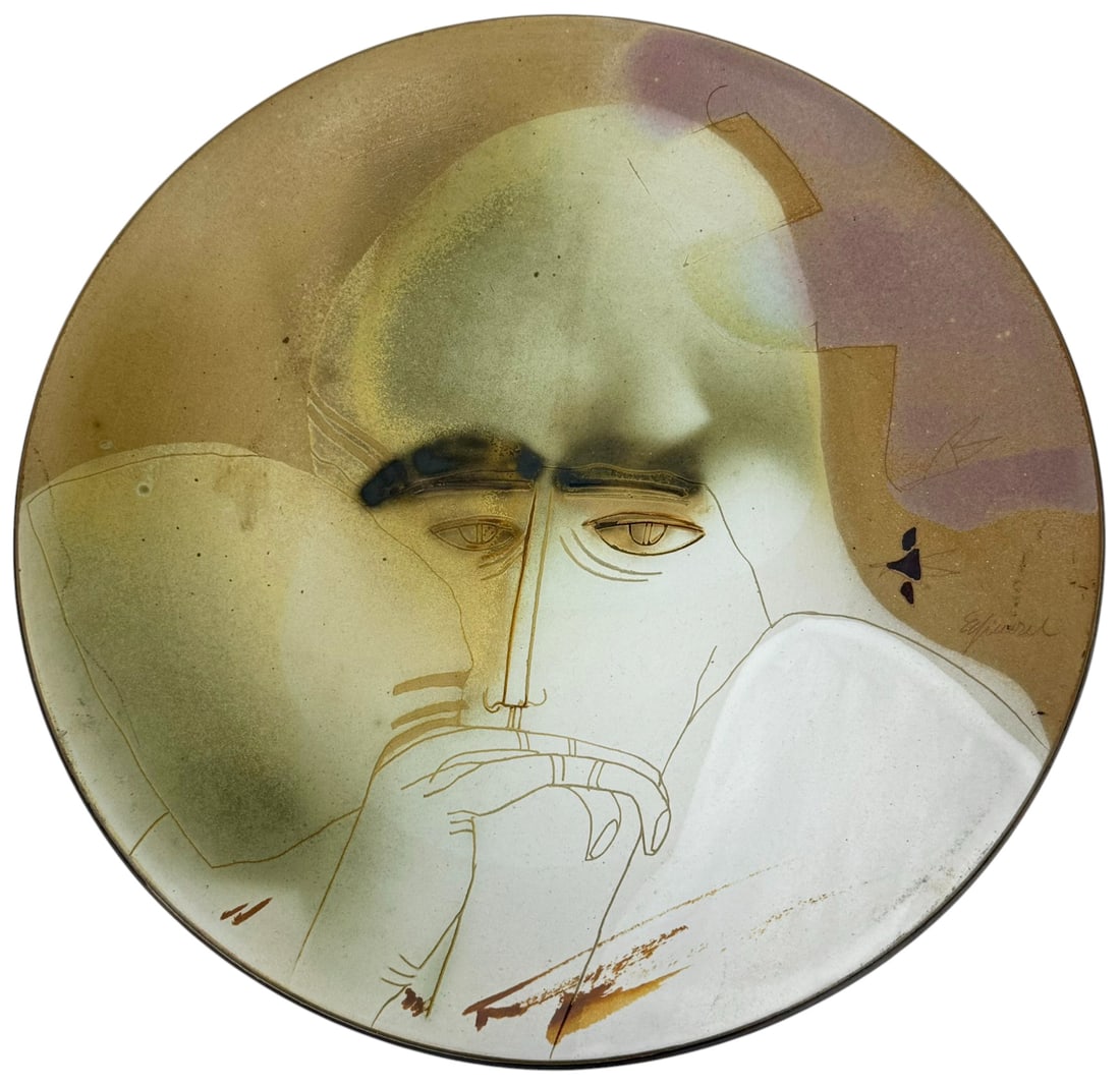 Susana Espinosa Pottery Wall Hanging Plate SIGNED (1 of 3)