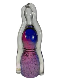 Kosta Boda Sweden Woman Abstract Glass Figurine
