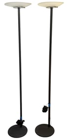 Pair of Relco Italia Deco-Style Uplight Floor Lamps