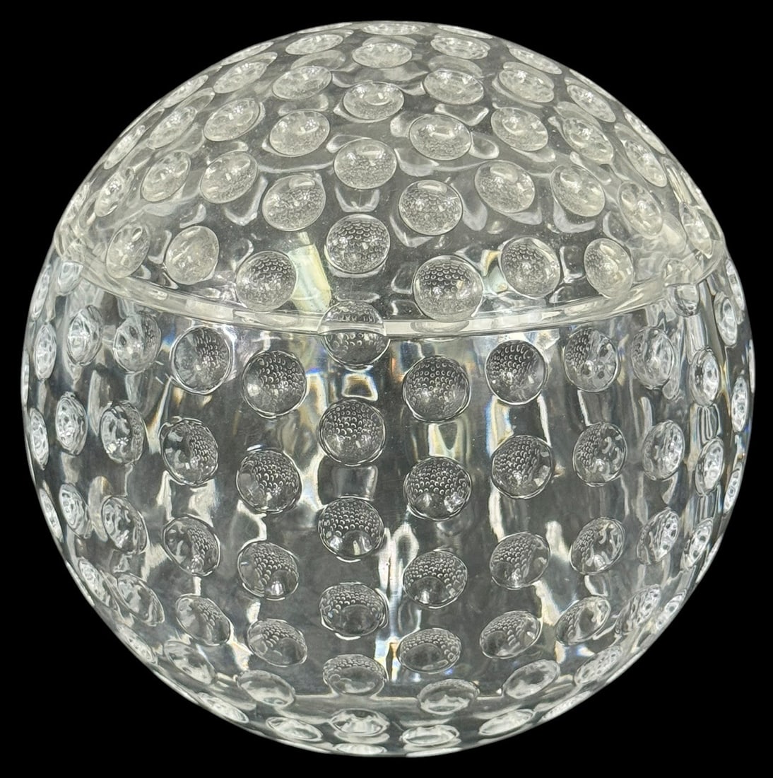 Mid-Century Modern Lucite Bubble Form Ice Bucket (1 of 4)