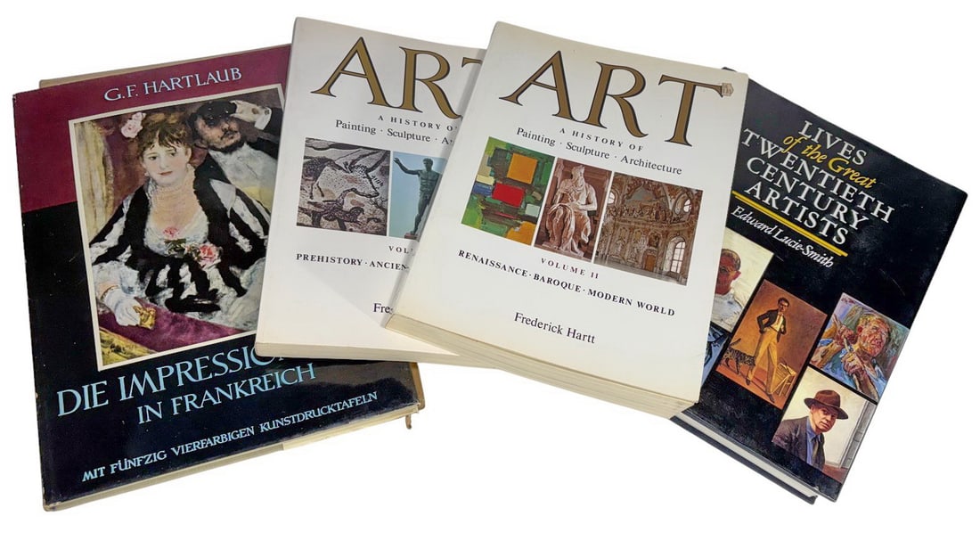 F. Hartt, E. Smith & G. Hartlaub Art Books 4pc LOT (1 of 4)