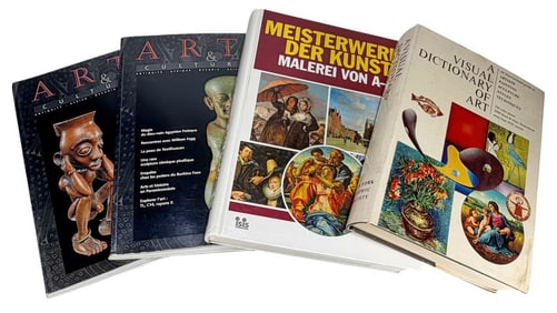 Masterpieces of Art & Cultures Books 4pc LOT