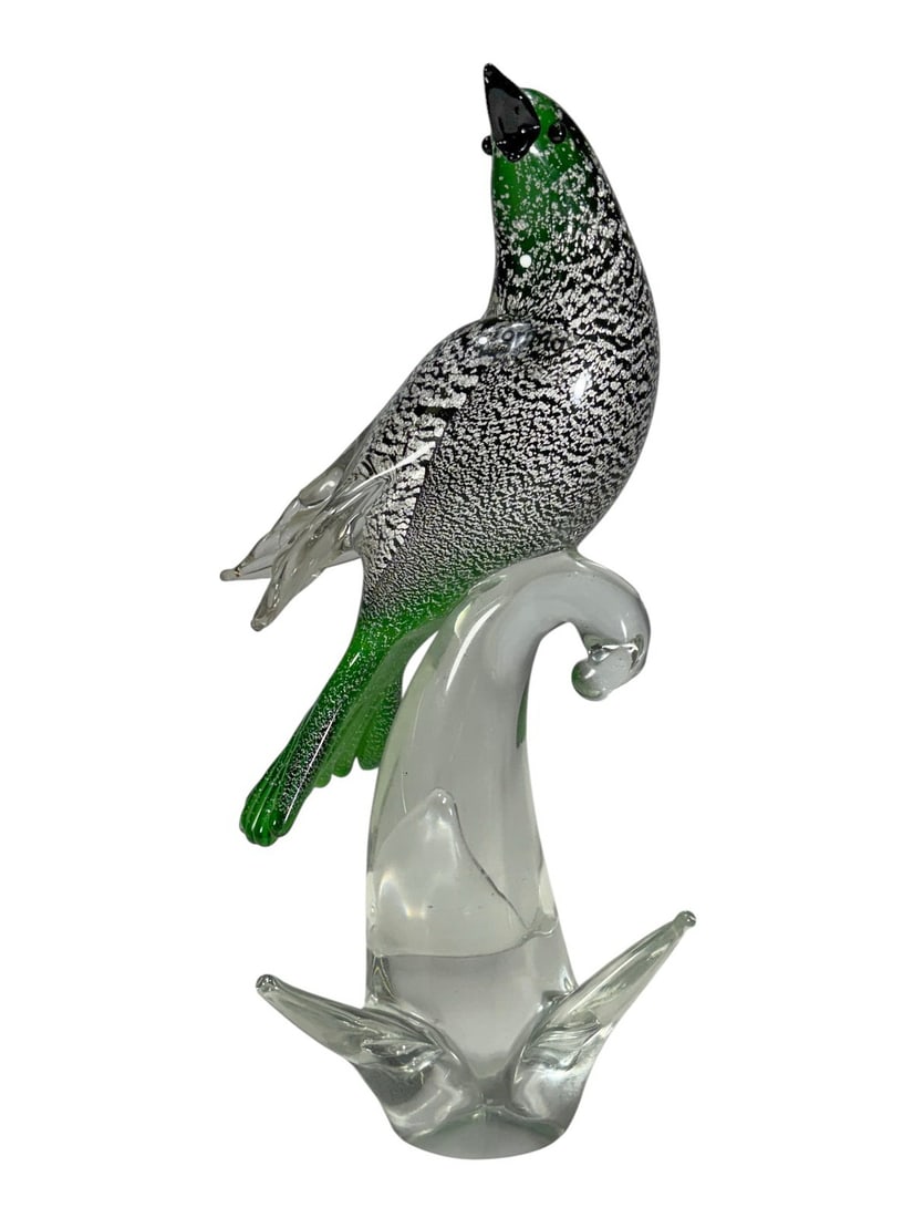 Italian Murano Art Glass Bird Sculpture (1 of 8)