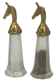 Pair of Giraffe Motif Salt & Pepper Shakers