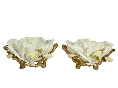 Pair of Moore American Porcelain Bowls STAMPED