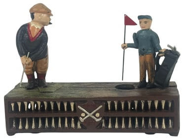 'Golf Time' Mechanical Golfing Toothpick Dispenser