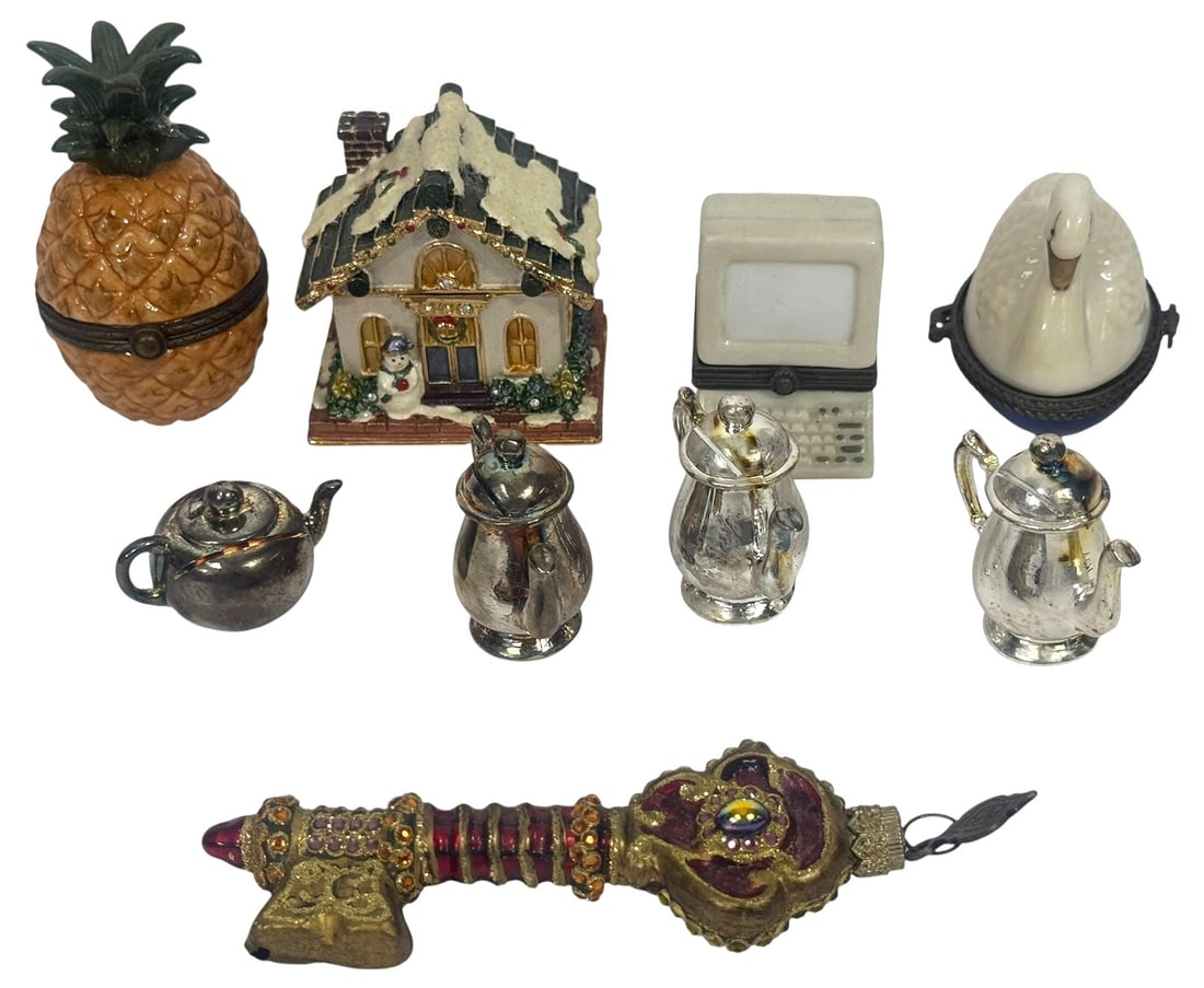 Collection of Charming Decorative Trinkets 9pc LOT (1 of 1)