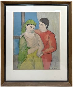 'The Lovers' Silkscreen Print after Pablo Picasso