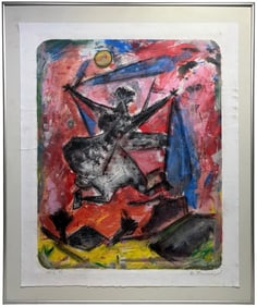 Gouache, Pastel & Watercolor after R. Tamayo