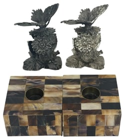 Decorative Candle Holders & Butterfly Napkin Rings