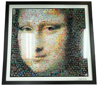 Neil J. Farkas 'Mona Lisa' Color Seriolithograph