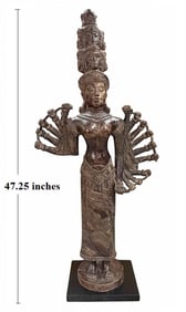 Austin Prod. Buddhist Bodhisattva Ceramic Statue