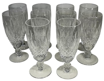 Waterford Colleen Crystal Champagne 10pc LOT