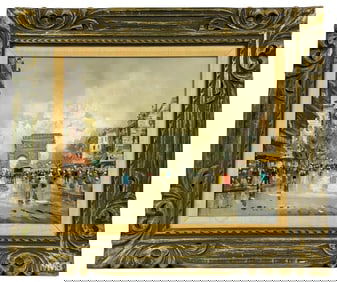 Pietro Meodici Paris Arc de Triomphe Oil Painting