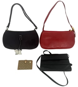 Designer Ladies Purse & Wallet Accessories 4pc LOT