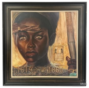 K.A. Williams Jr. L/E Serigraph on Canvas SIGNED