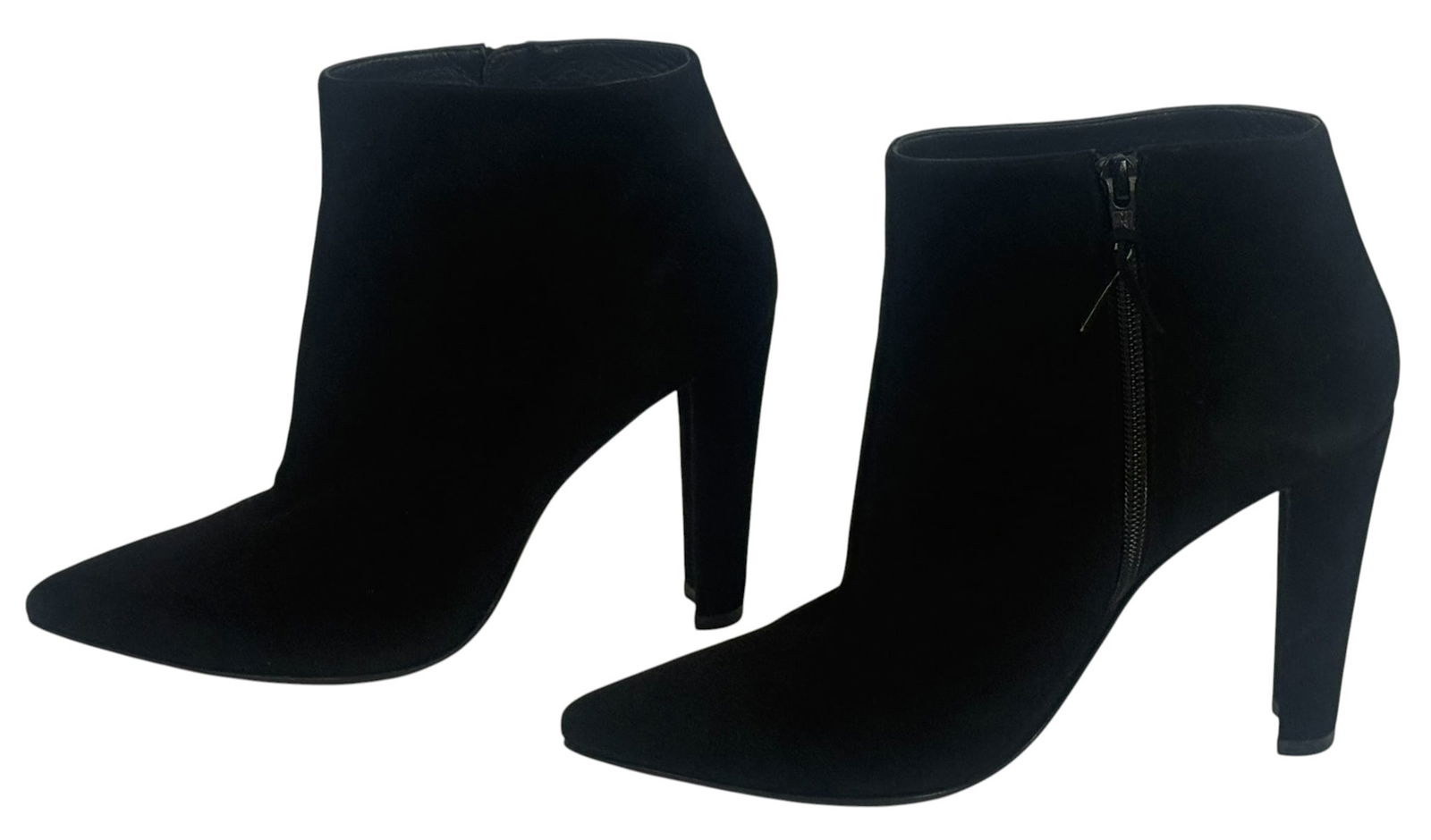 Stuart Weitzman Suede Pointed Toe Ankle Booties (1 of 9)