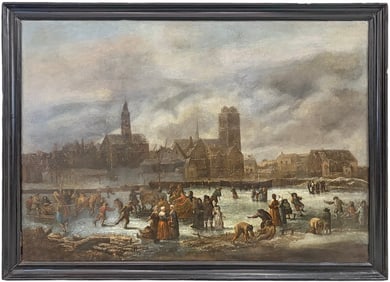 Circle of Aert Van Der Neer (1603-1677) Painting