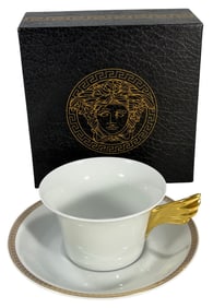 Rosenthal Versace Medaillon Meandre D'Or Cup