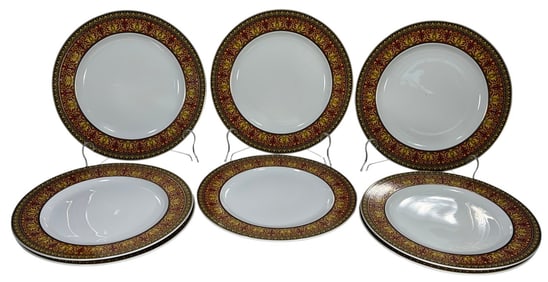 Rosenthal Versace Medusa Porcelain Plates 8pc LOT