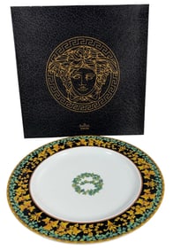 Rosenthal Versace Gold Ivy Studio Line Plate 10.5"
