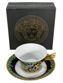 Rosenthal Versace Gold Ivy Studio Line Cup Saucer