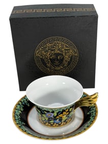 Rosenthal Versace Gold Ivy Studio Line Cup Saucer