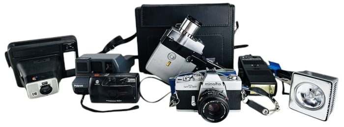 Minolta Polaroid Yashica Kodak Camera LOT & MORE