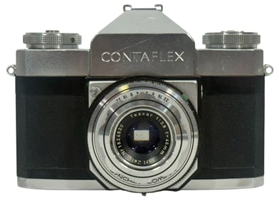Zeiss Ikon Contaflex SLR Camera w/ Leather Case