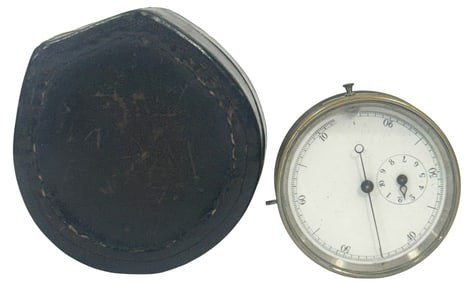 Antique Mechanical Pocket Chronograph Stopwatch