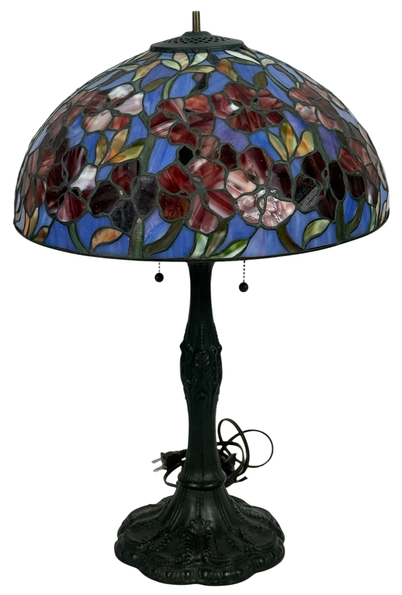 Quoizel Artisan Stained Glass Floral Table Lamp (1 of 9)