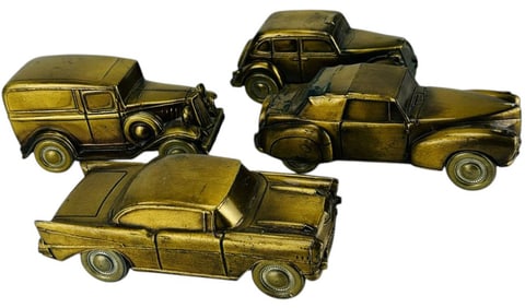 Banthrico Ford Taxi Lincoln Sedan Metal Car Banks