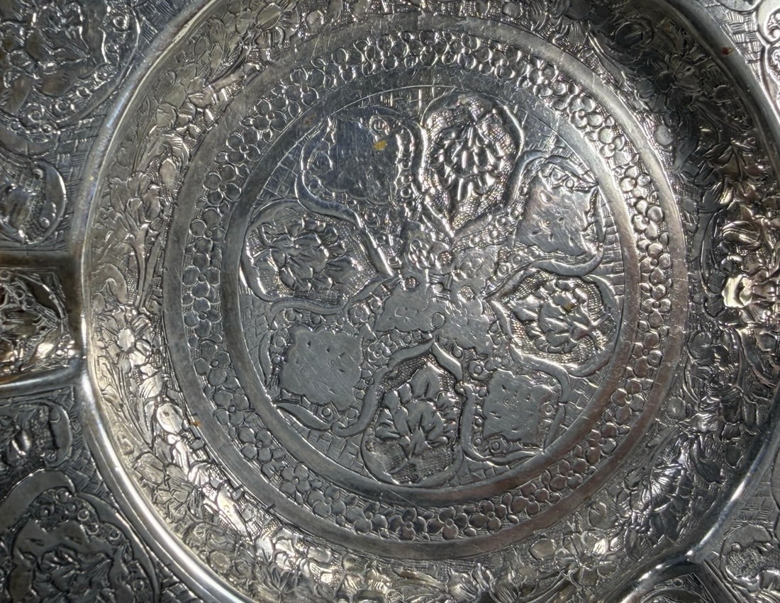 Vintage Persian 875 Silver Ashtrays 2pc LOT - 3