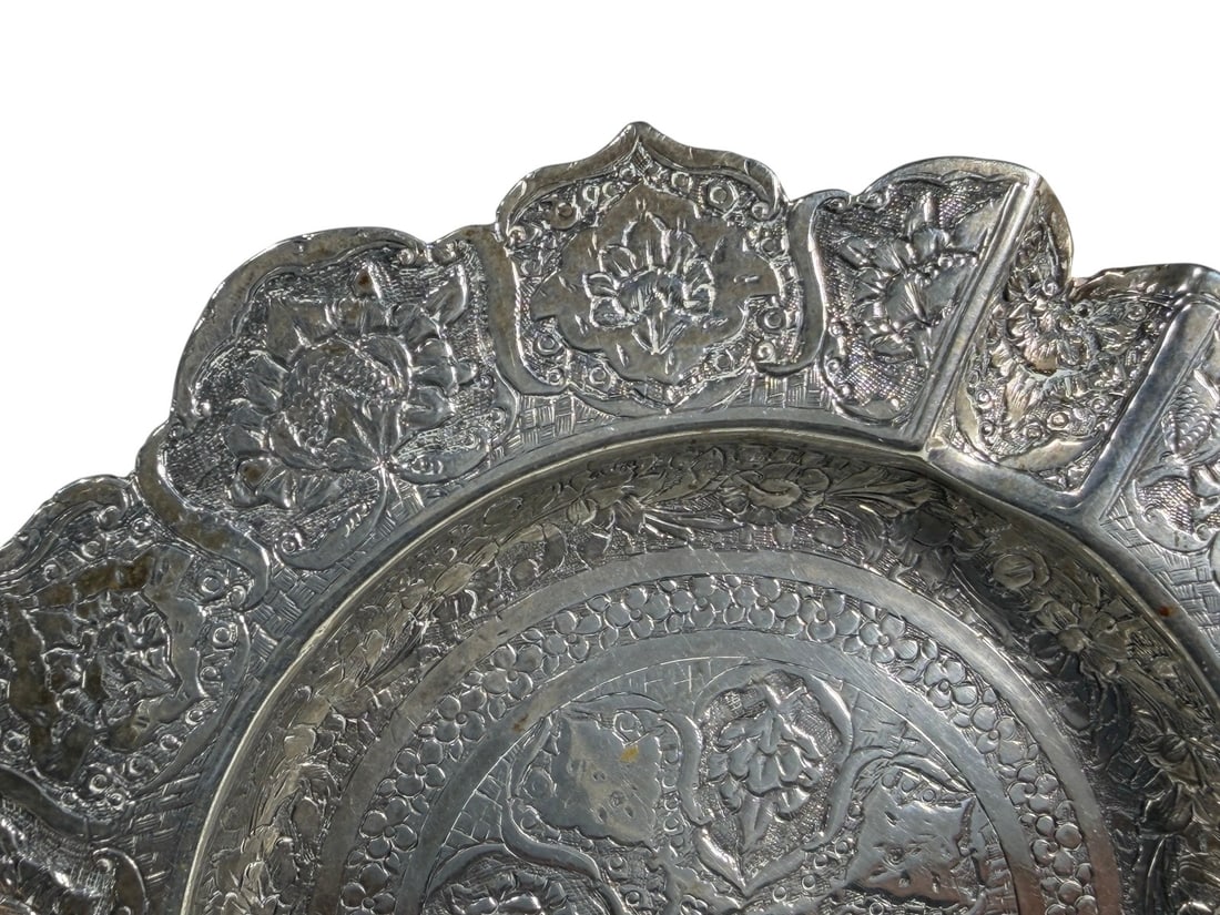 Vintage Persian 875 Silver Ashtrays 2pc LOT - 4