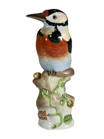 Herend Hungary Woodpecker Porcelain Figurine