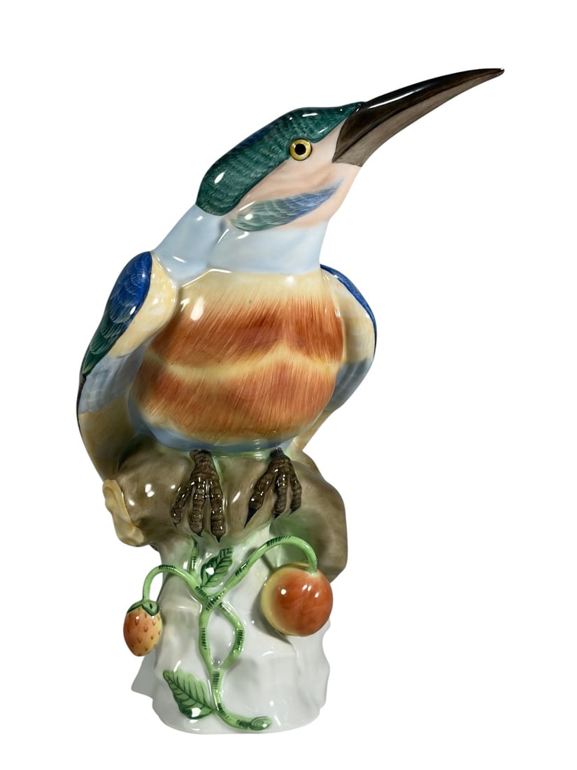 Herend Hungary Kingfisher Bird Porcelain Figurine (1 of 5)
