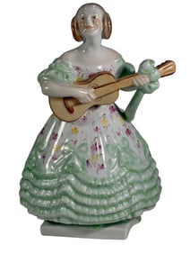 Herend Hungary Mrs Dery Porcelain Figurine