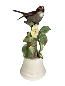 Boehm White Throated Sparrow Porcelain Figurine