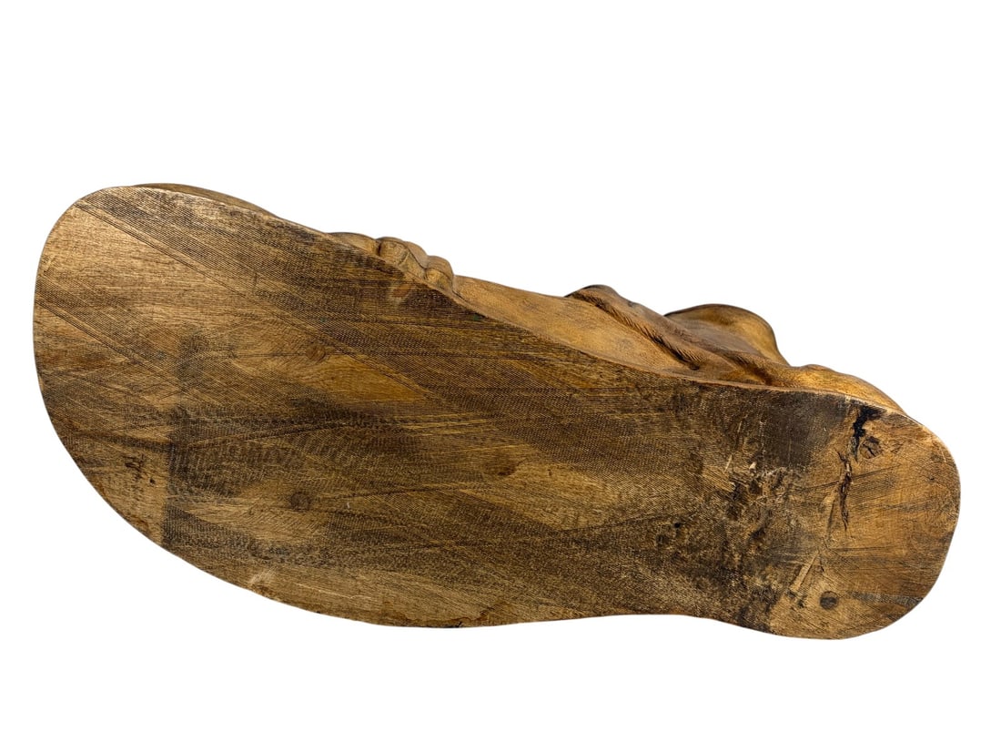 Large Carved Wood Foot of Hermes Sculpture - 5