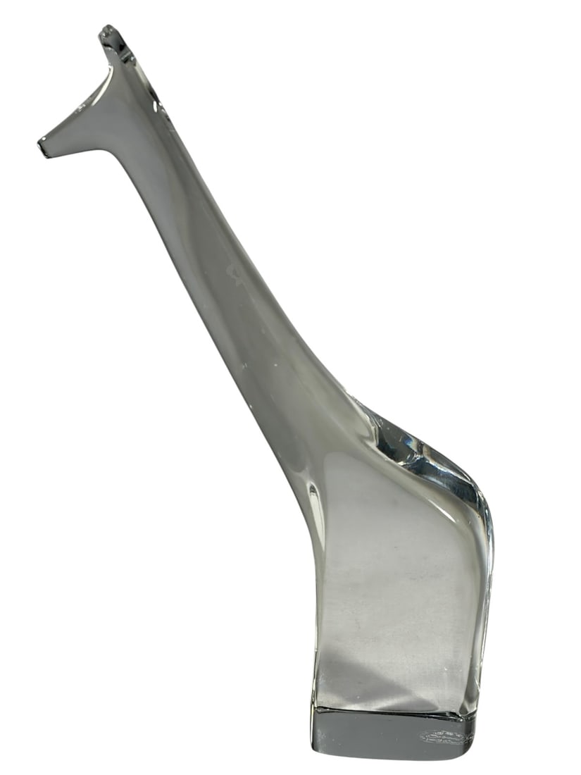 Baccarat France Lead Crystal Giraffe Figurine (1 of 5)