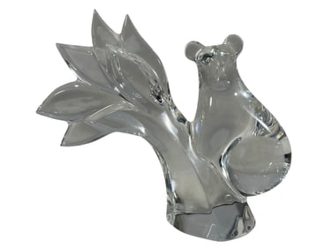 Baccarat French Lead Crystal Koala Figurine