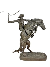 Bronco Buster Sculpture after Frederic Remington