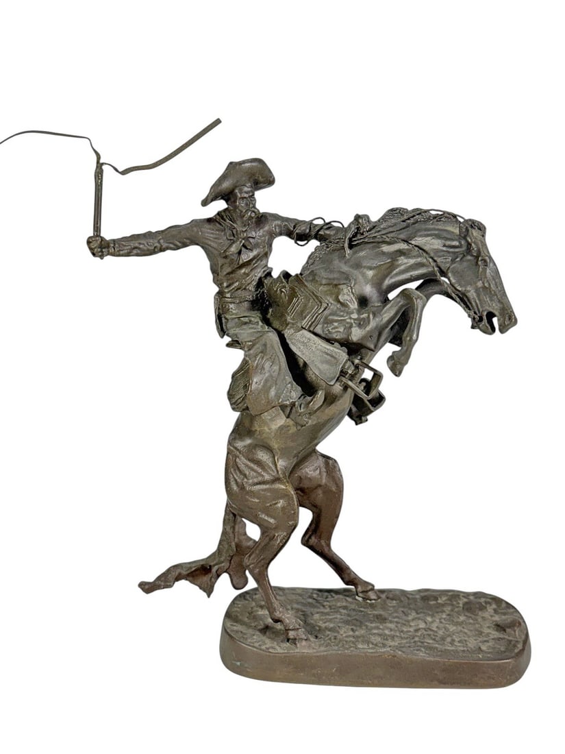 Bronco Buster Sculpture after Frederic Remington (1 of 7)