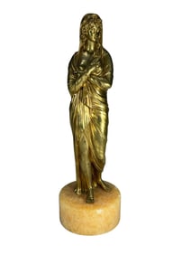 Victor Evrard Style Classical Woman Bronze Fig