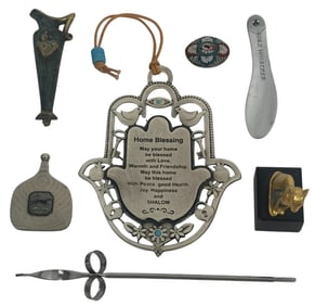 Judaica & Decorative Miniature Objects 7pc LOT