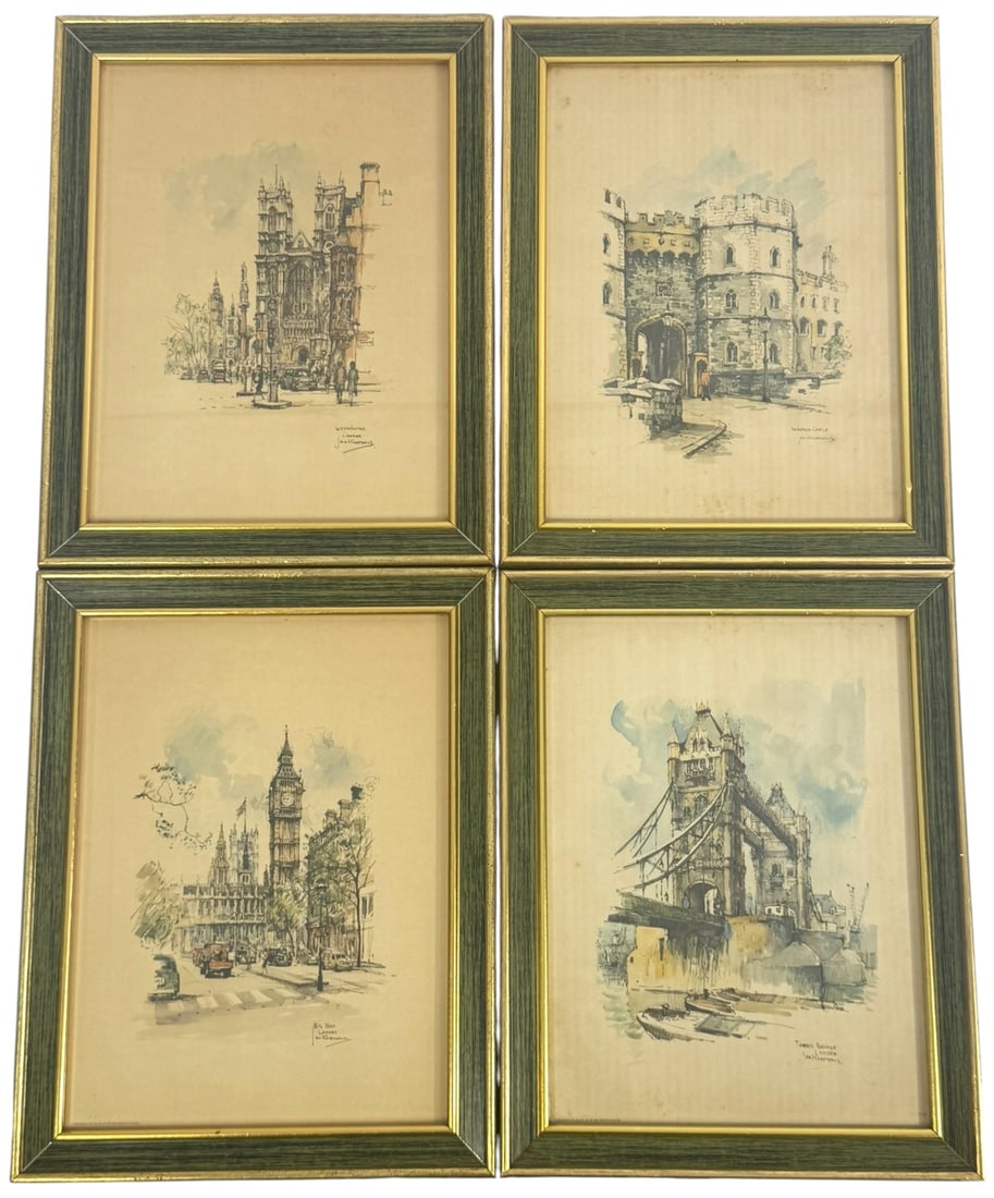 Jan Korthals London Landmark Prints 4pc LOT (1 of 7)