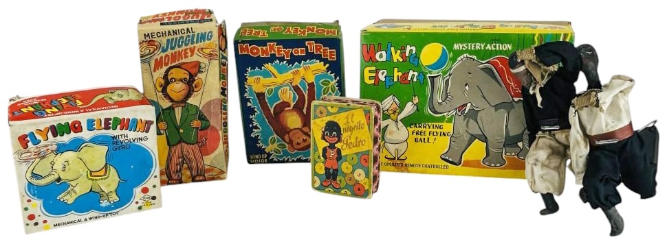 Tin Type Litho Key Wind & Battery Operated Toy LOT (1 of 12)