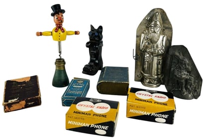 Miniman Phone Corkscrew Molds & Playing Cards LOT