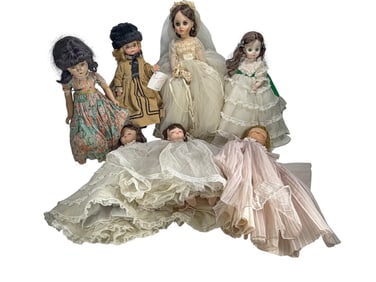 Madame Alexander & Others Dolls 7pc LOT